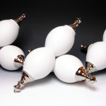 Kreisel II  (2015) </br>  Porcelain, Glaze, Platinum Luster