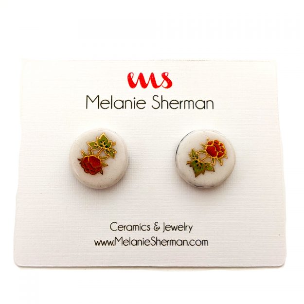 Studs-porcelain-vintage-japanese-flower-rose-Melanie-Sherman-01-01