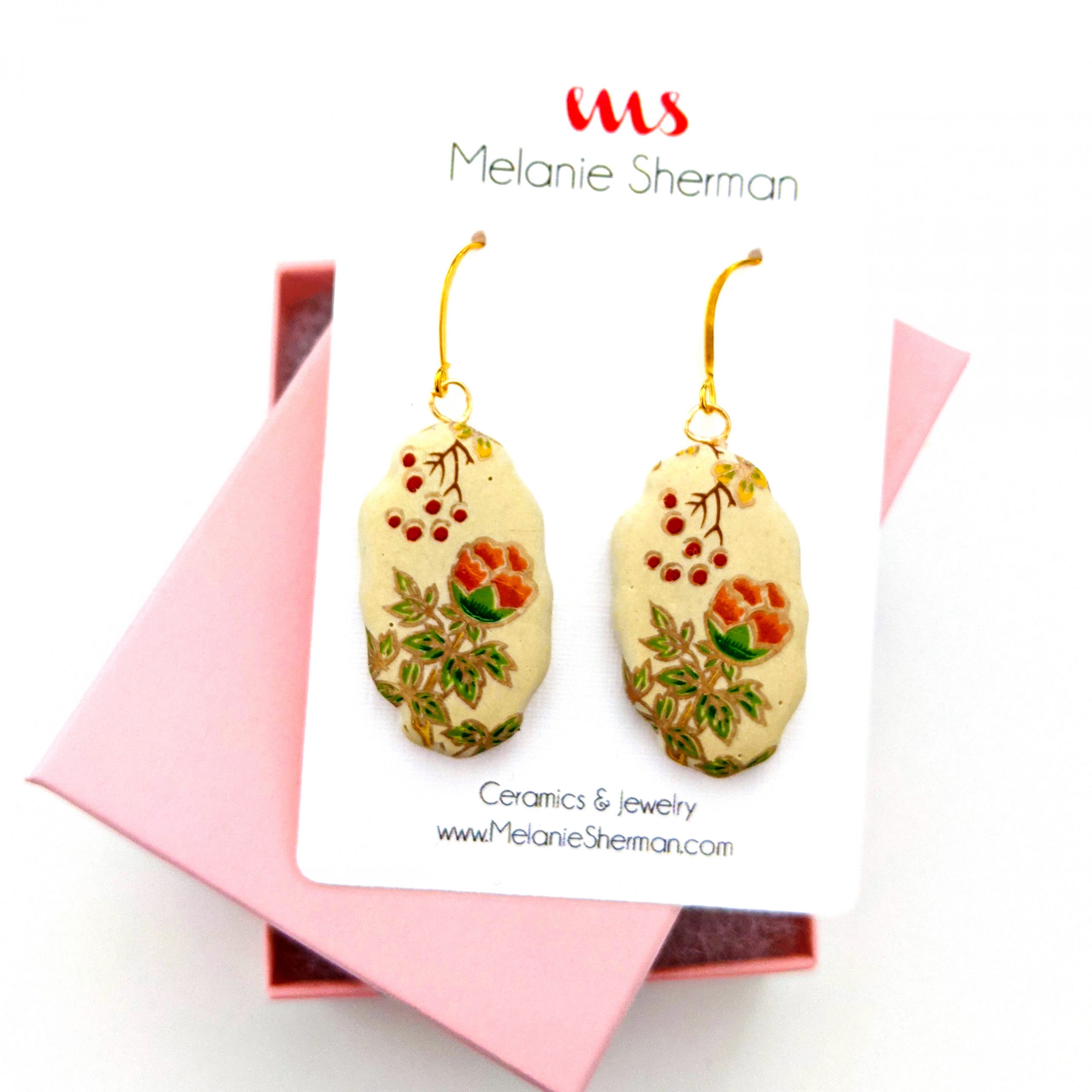 Dangles-porcelain-vintage-japanese-flower-yellow-gold-rose-Melanie-Sherman-01-03