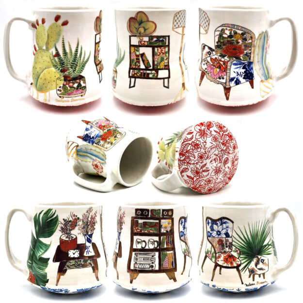 ALL CUPS Square Plinth Gallery Charlie Cummings Gallery Melanie Sherman